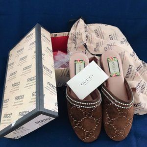 Gucci GG Velvet Slipper 2018